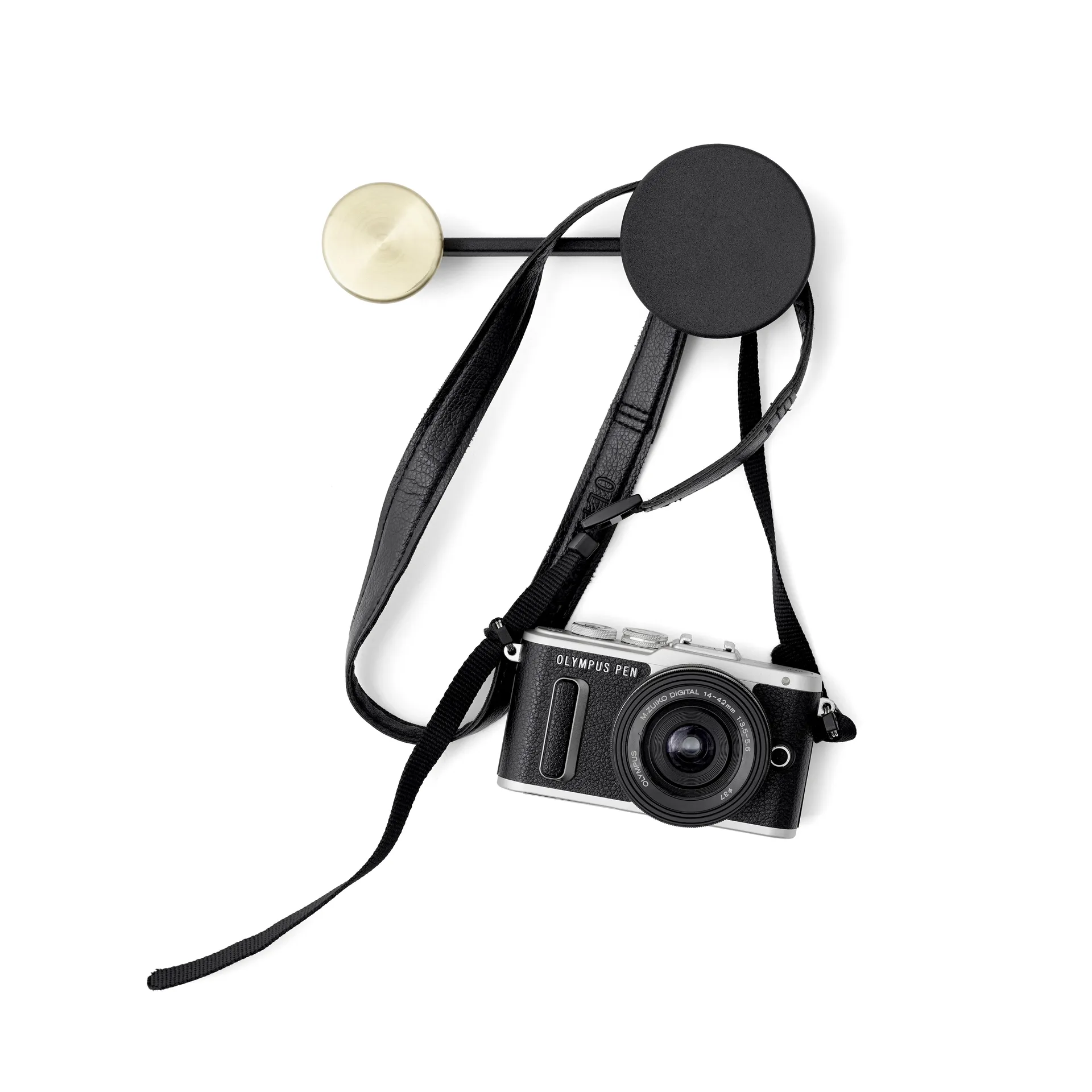 Afteroom κρεμάστρα ρούχων μικρή, μαύρος-ορείχαλκος Audo Copenhagen