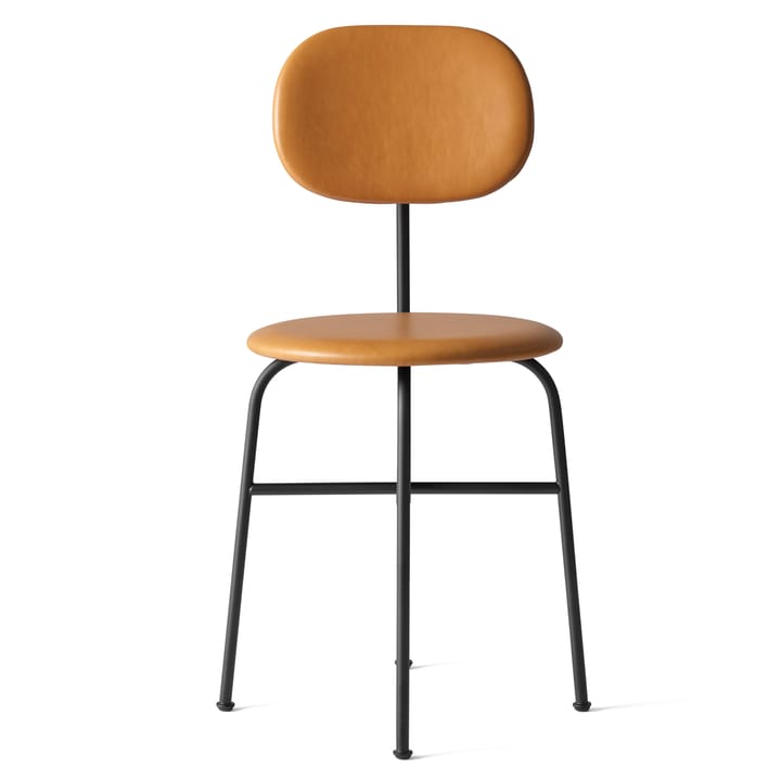Afteroom καρέκλα με μαύρα πόδια και δερμάτινο κάθισμα - dakar 0250 - Audo Copenhagen