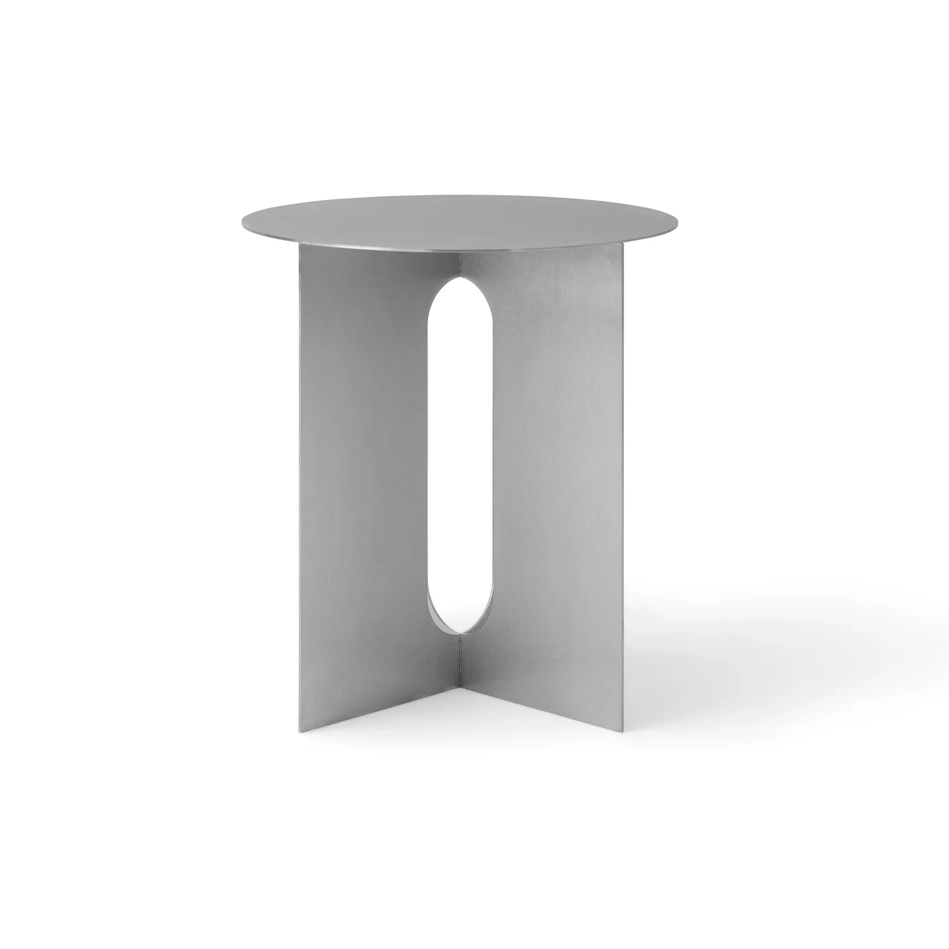 Androgyne βοηθητικό τραπεζάκι Ø40x43 cm, Brushed steel Audo Copenhagen