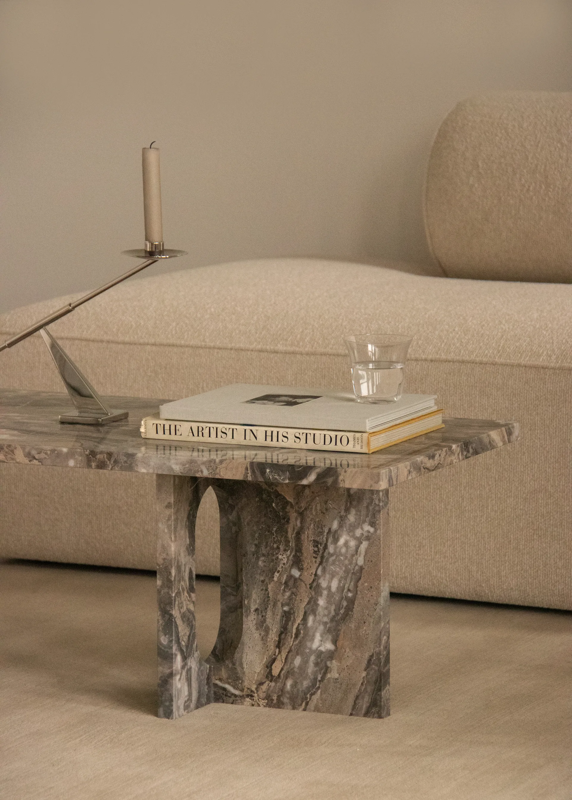 Androgyne τραπεζάκι σαλονιού 45x120 cm, Grey galaxy-grey galaxy Audo Copenhagen