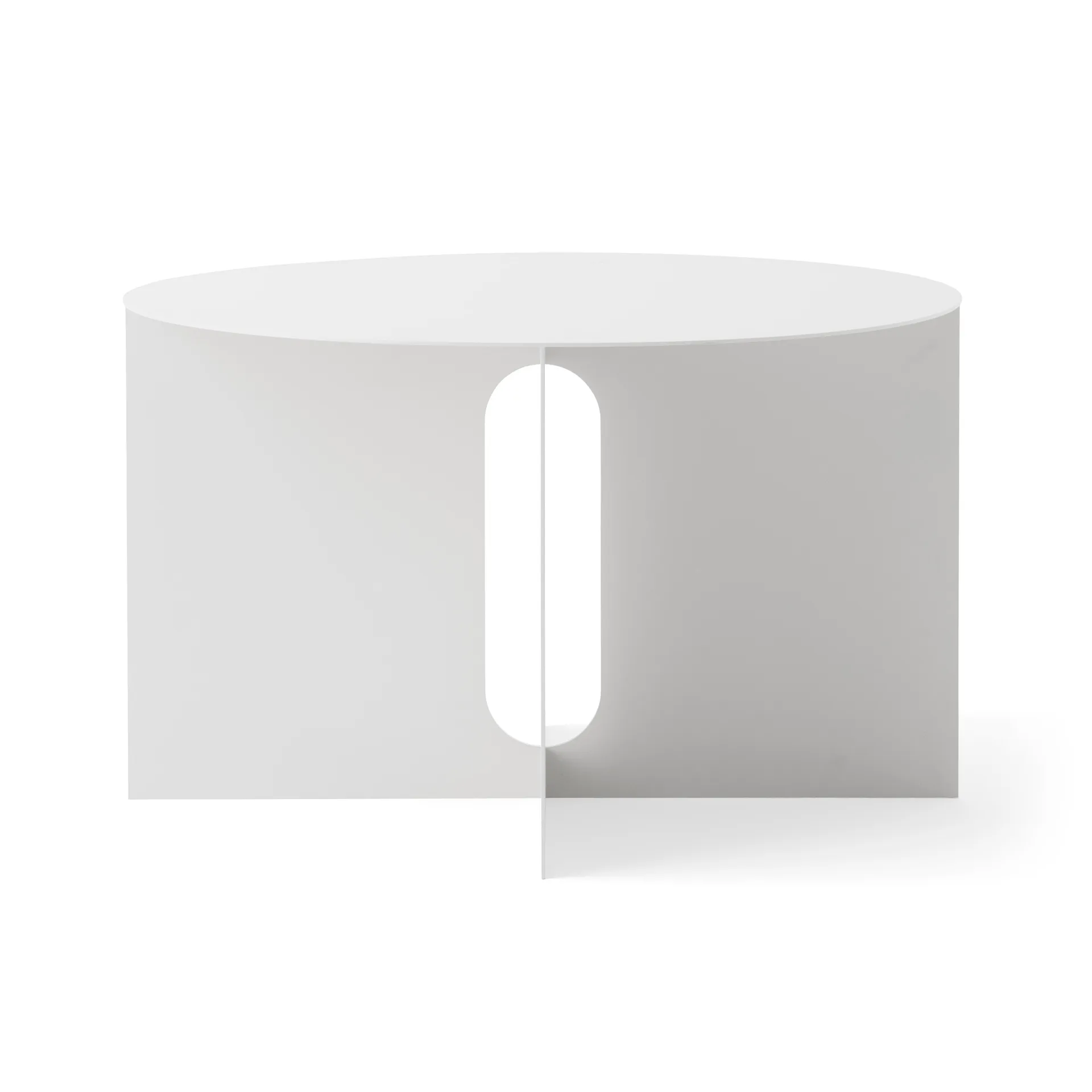 επιφάνεια τραπέζιου Androgyne βοηθητικό τραπεζάκι Ø63 cm, Ivory Audo Copenhagen