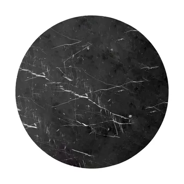 Androgyne βοηθητικό τραπεζάκι - Nero Marquina, Ø65 cm - Audo Copenhagen