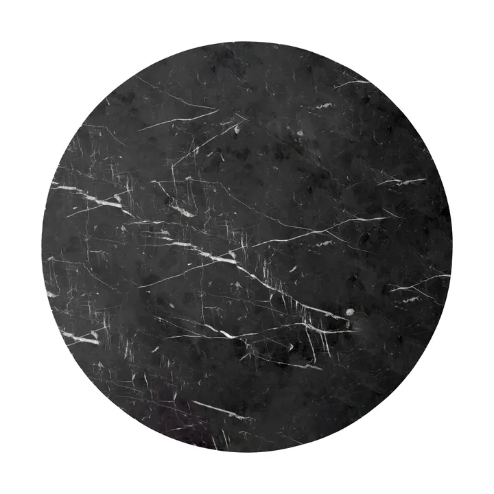 Androgyne βοηθητικό τραπεζάκι - Nero Marquina, Ø65 cm - Audo Copenhagen