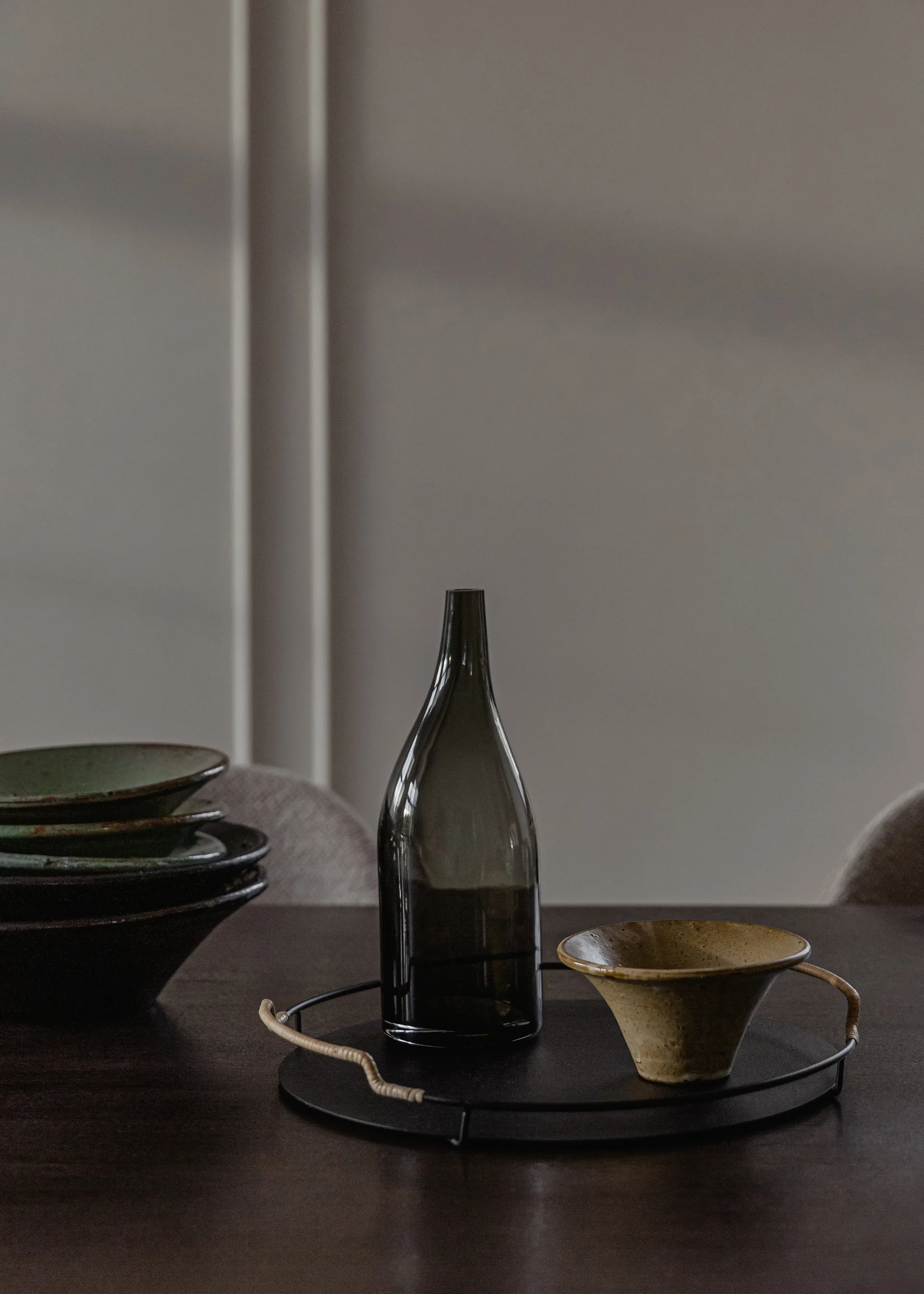 Balcony δίσκος σερβιρίσματος Ø36.5 cm, Μαύρο Audo Copenhagen