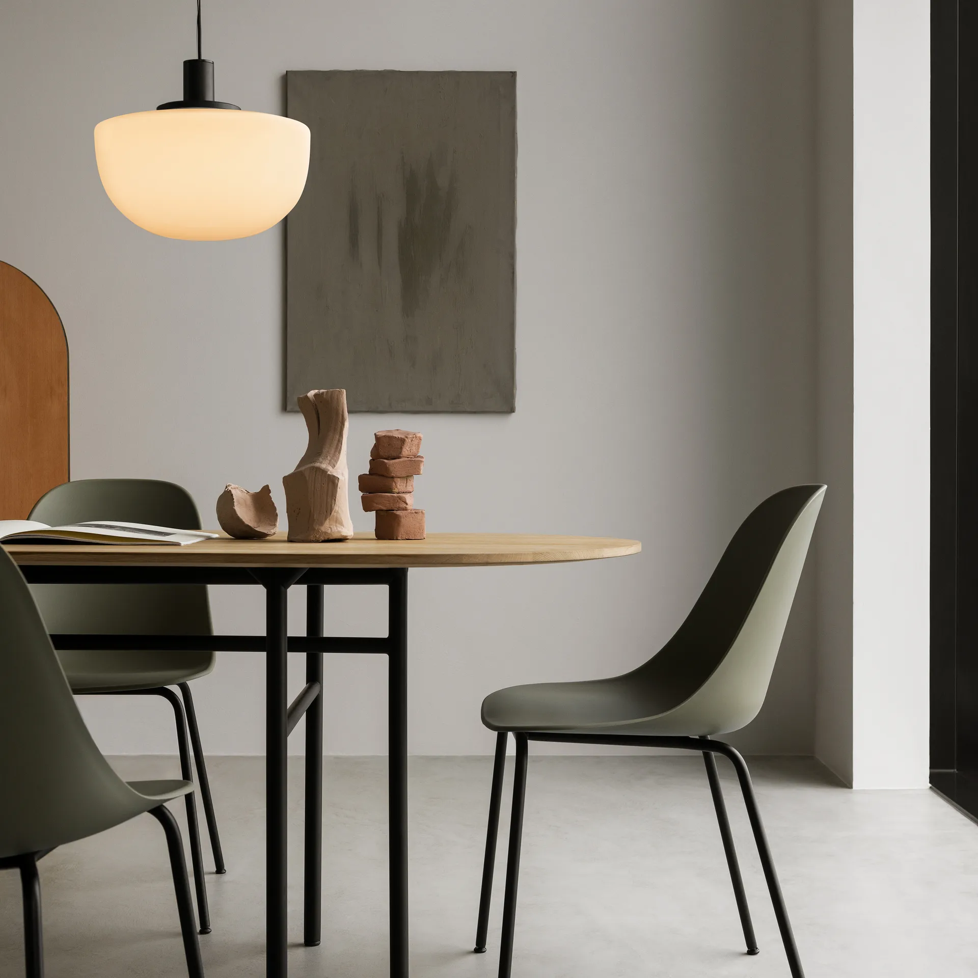 Bank κρεμαστό φωτιστικό, Οπάλιο Audo Copenhagen