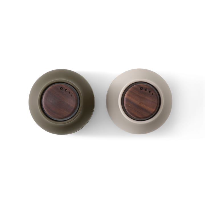 Μύλος μπαχαρικών Bottle Grinder Small 2-pack, Hunting green-beige-walnut Audo Copenhagen