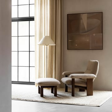 Υποπόδιο Brasilia - Dunes camel 21004 καφέ-δρυς - Audo Copenhagen