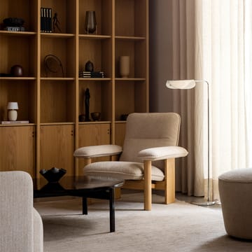 Πολυθρόνα Brasilia - Oiled oak-Bouclé 02 beige - Audo Copenhagen