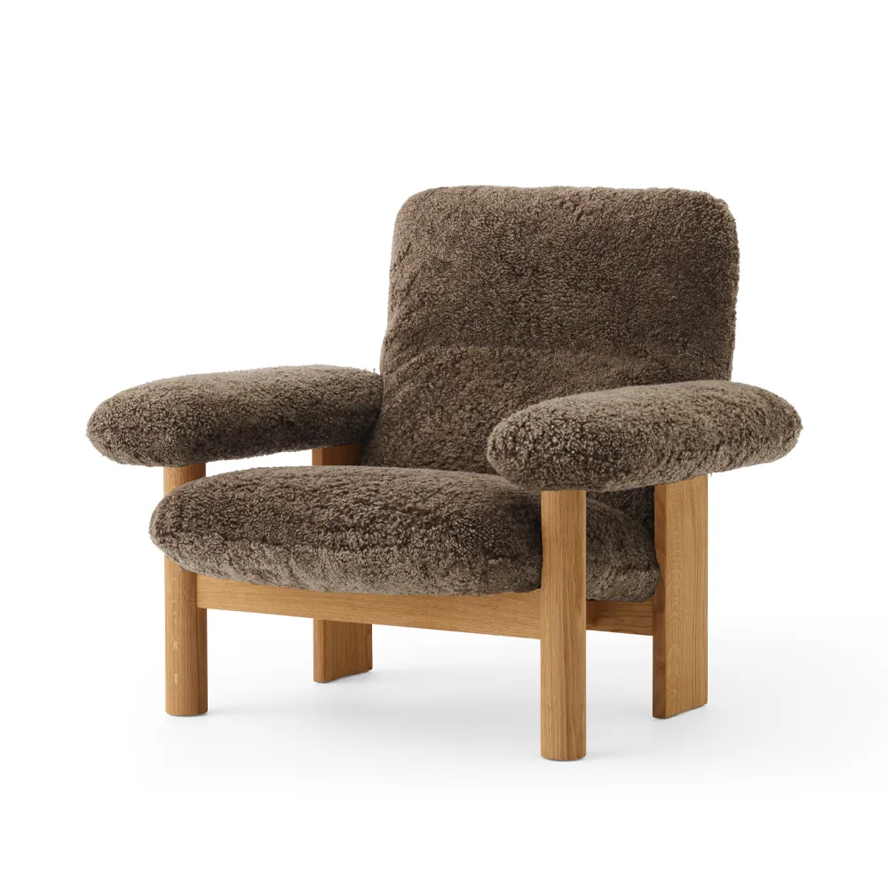 Πολυθρόνα Brasilia, Oiled oak-Root sheepskin Audo Copenhagen
