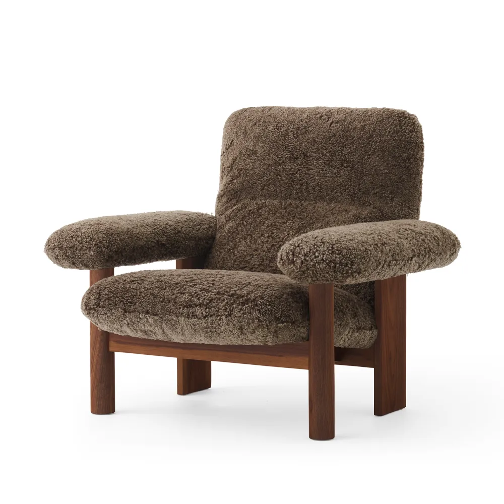 Πολυθρόνα Brasilia, Walnut-Root sheepskin Audo Copenhagen