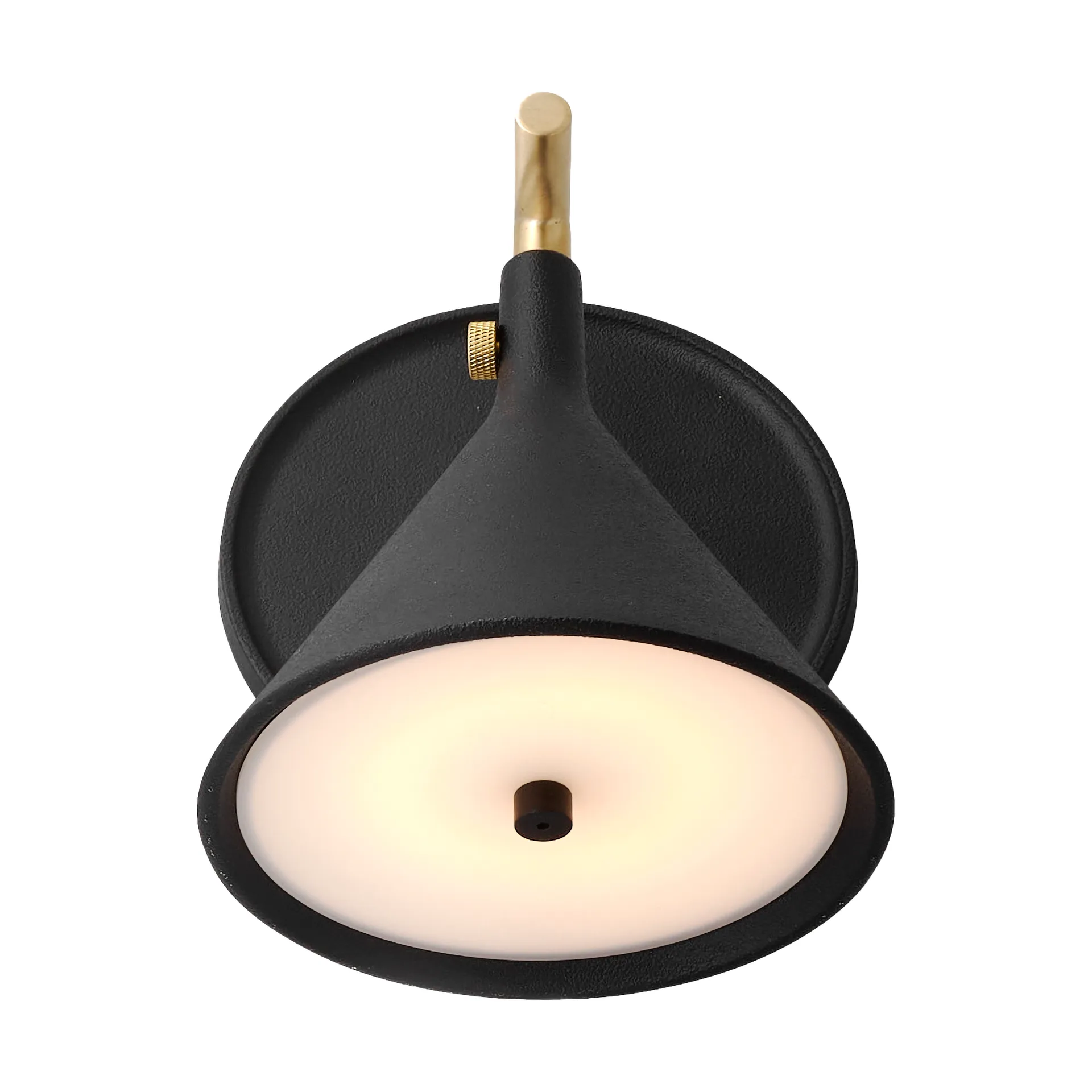 Cast Sconce φωτιστικό τοίχου diffuser εγκατάστασης, Black Audo Copenhagen
