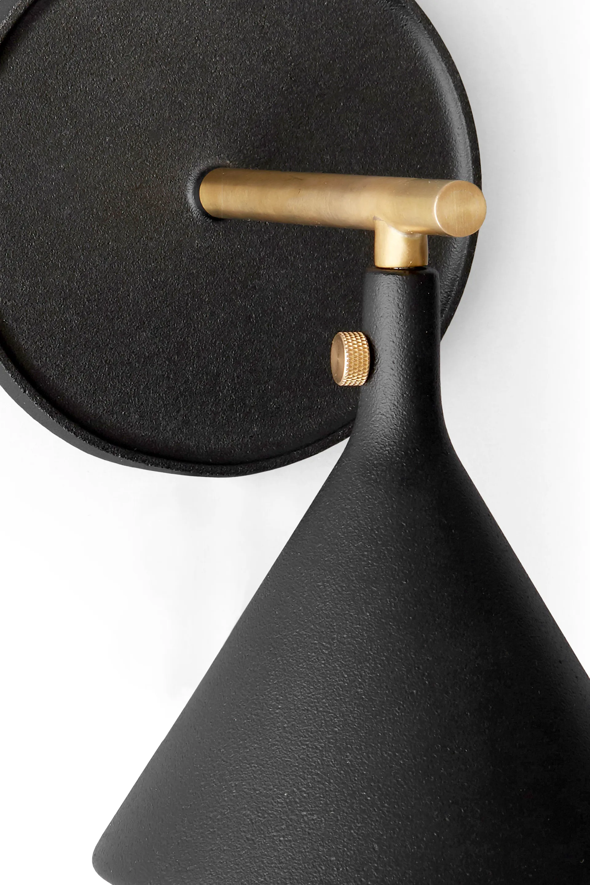 Cast Sconce φωτιστικό τοίχου diffuser εγκατάστασης, Black Audo Copenhagen