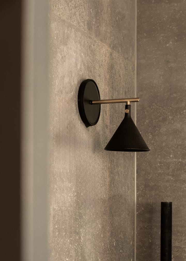 Cast Sconce φωτιστικό τοίχου diffuser εγκατάστασης, Black Audo Copenhagen