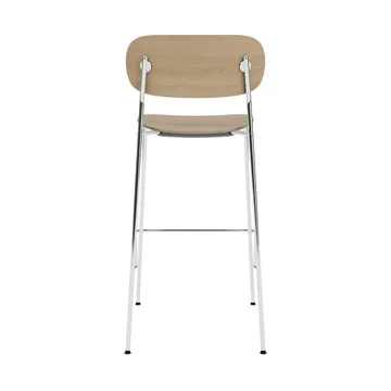 Co Bar Chair καρέκλα μπαρ - Δρυς-χρωμιωμένος χάλυβας, 75 εκ. - Audo Copenhagen