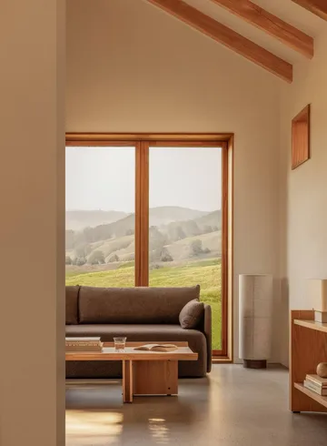 Conrad Lounge Table Oak τραπέζι σαλονιού δρυς - Σκούρα βαμμένη δρυς, 149x74 εκ. - Audo Copenhagen