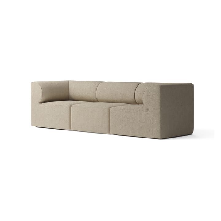 Eave 86 αρθρωτός καναπές configuration 2 - Υφασμάτινος καναπές με 3 θέσεις, ύφασμα bouclé 02 σε χρώμα μπεζ - Audo Copenhagen