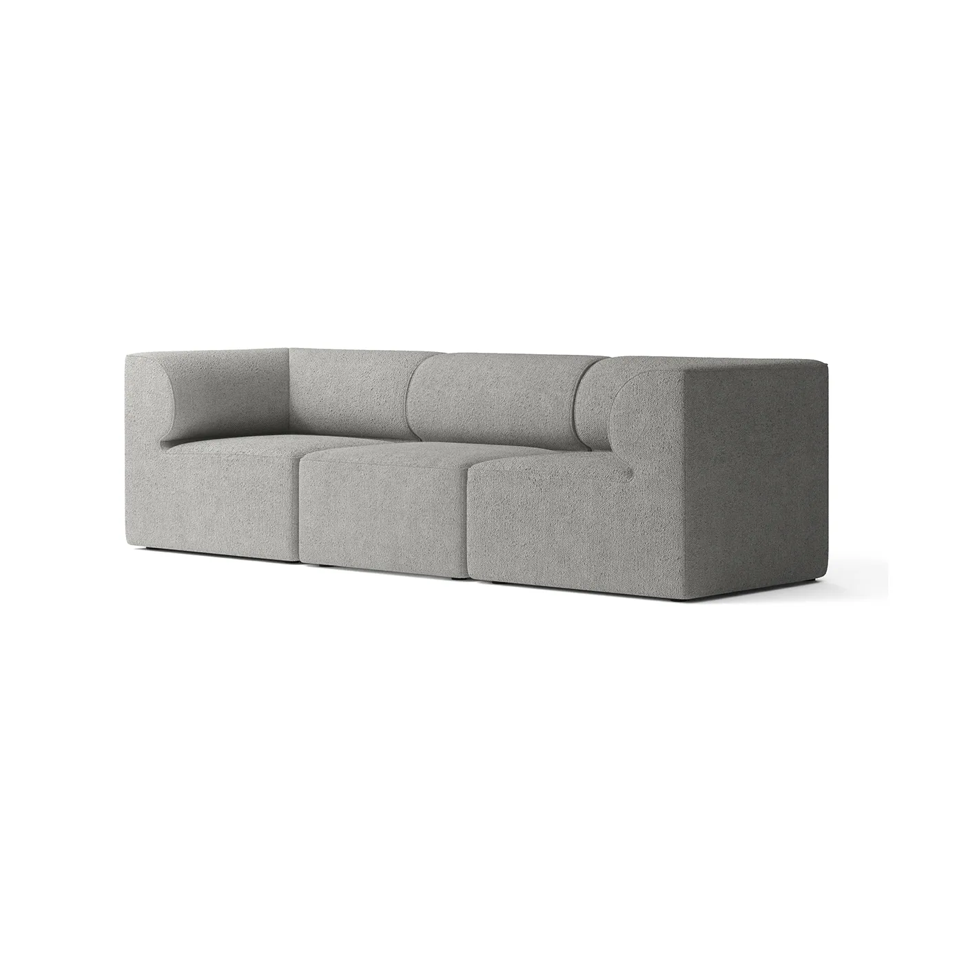 Eave 86 αρθρωτός καναπές configuration 2, Audo bouclé 16 (dark grey) Audo Copenhagen