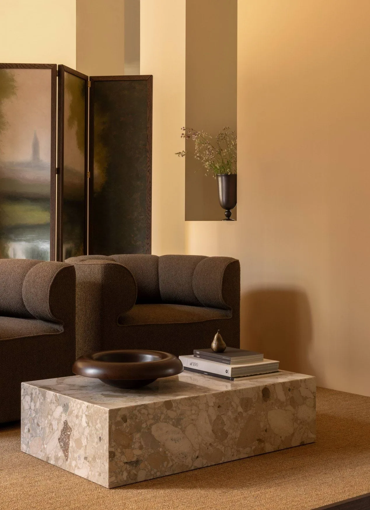 Eave Seamline πολυθρόνα lounge, Siennatonal 12 Audo Copenhagen