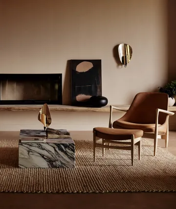 Flambeau κηροπήγιο τοίχου 40 cm - Μαύρο-γυαλισμένος μπρούτζος - Audo Copenhagen