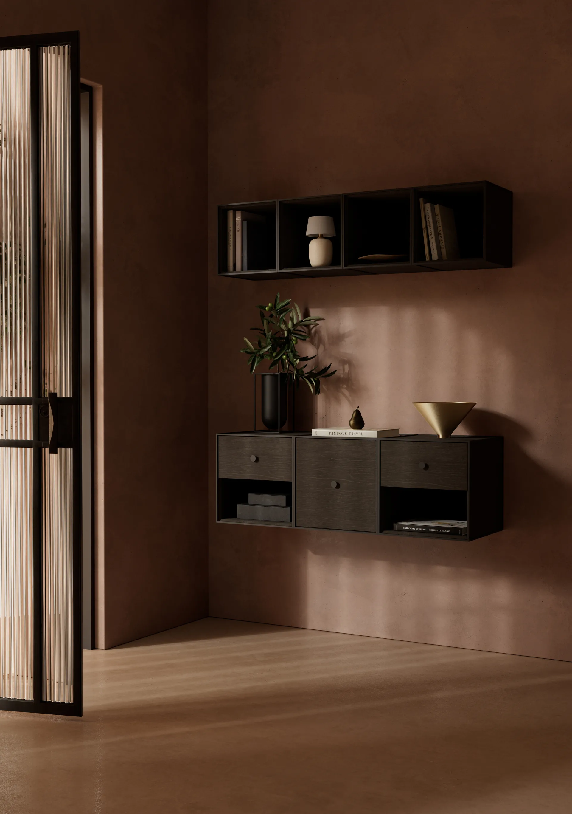 Frame 35 κύβος χωρίς πόρτα , καπνισμένη δρυς Audo Copenhagen