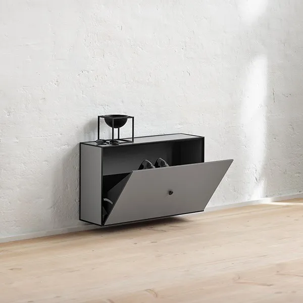 Frame ράφι παπουτσιών, σκούρο γκρι Audo Copenhagen