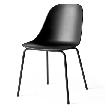 Καρέκλα Harbour με μαύρα πόδια - Black - Audo Copenhagen