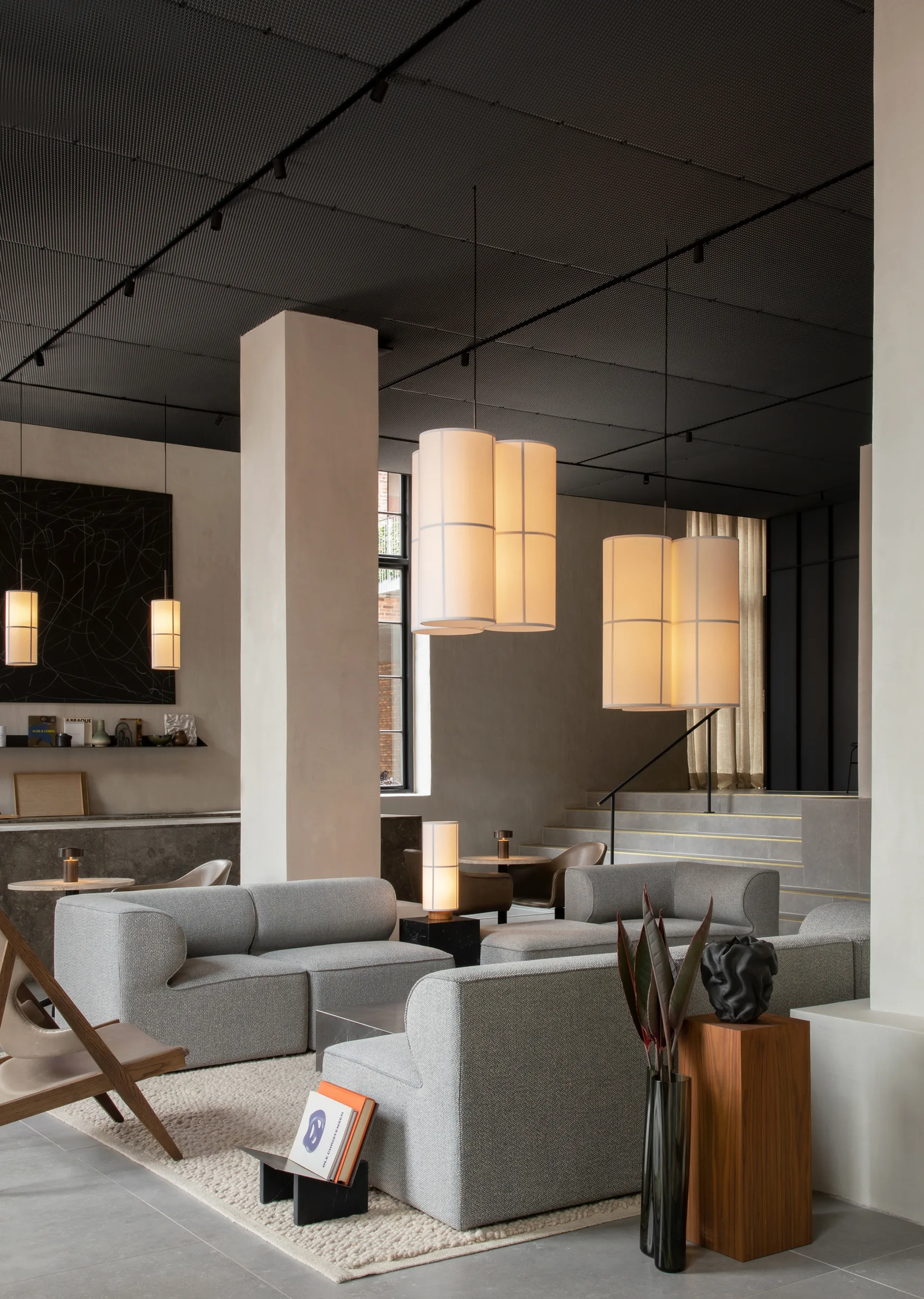 Hashira Cluster κρεμαστό φωτιστικό raw, 75 cm Audo Copenhagen