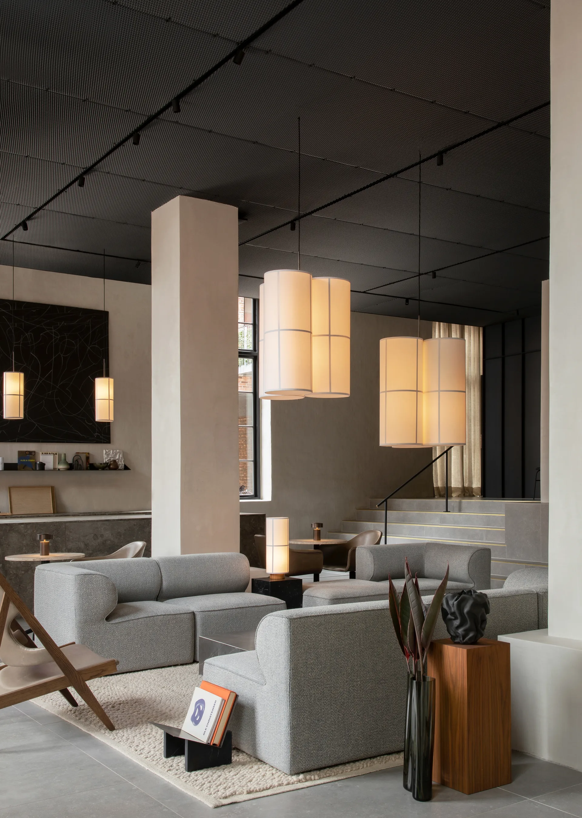 Hashira Cluster κρεμαστό φωτιστικό raw, 75 cm Audo Copenhagen