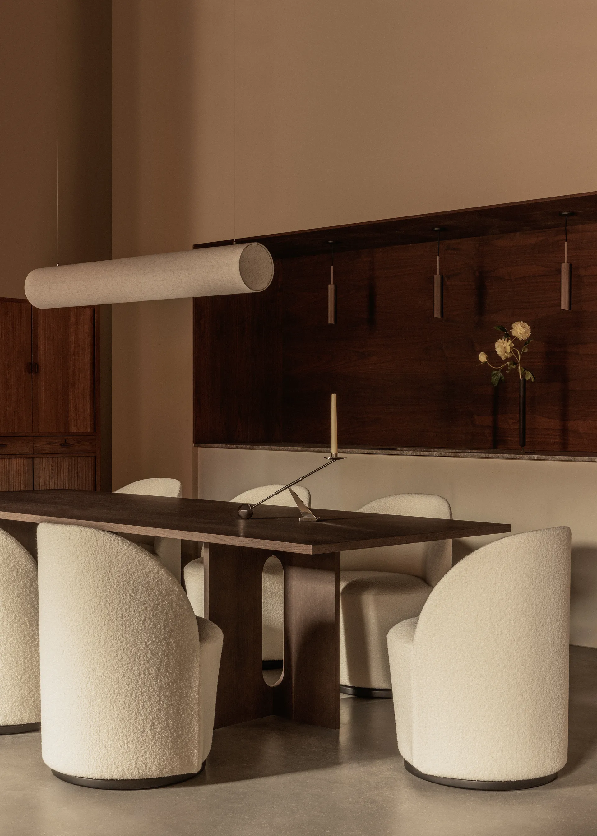 Hashira Linear κρεμαστό φωτιστικό, Raw Audo Copenhagen