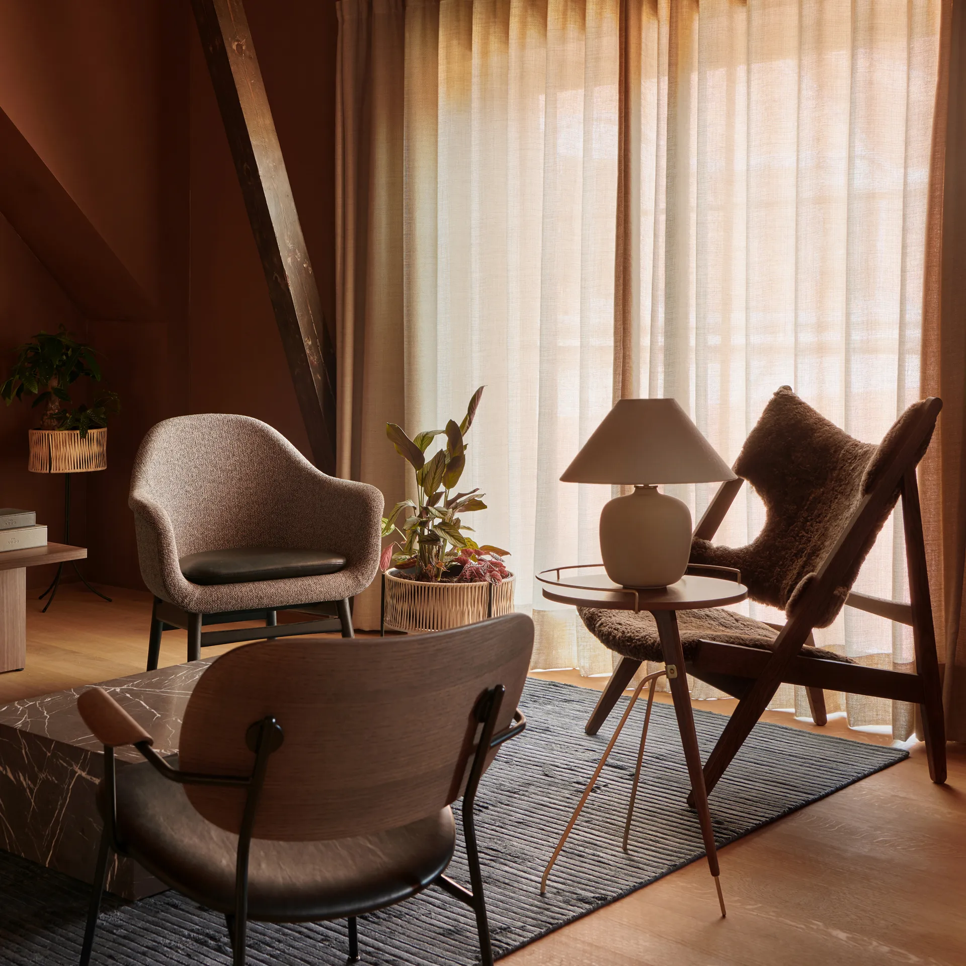 Houkime χαλί 170x240 cm, Μεσάνυχτα Audo Copenhagen