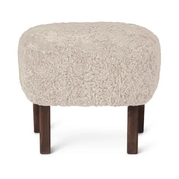 Αναπαυτική καρέκλα, Ingeborg - Προβιά στο χρώμα του φεγγαρόφωτου-πόδια από καπνιστή δρυ - Audo Copenhagen