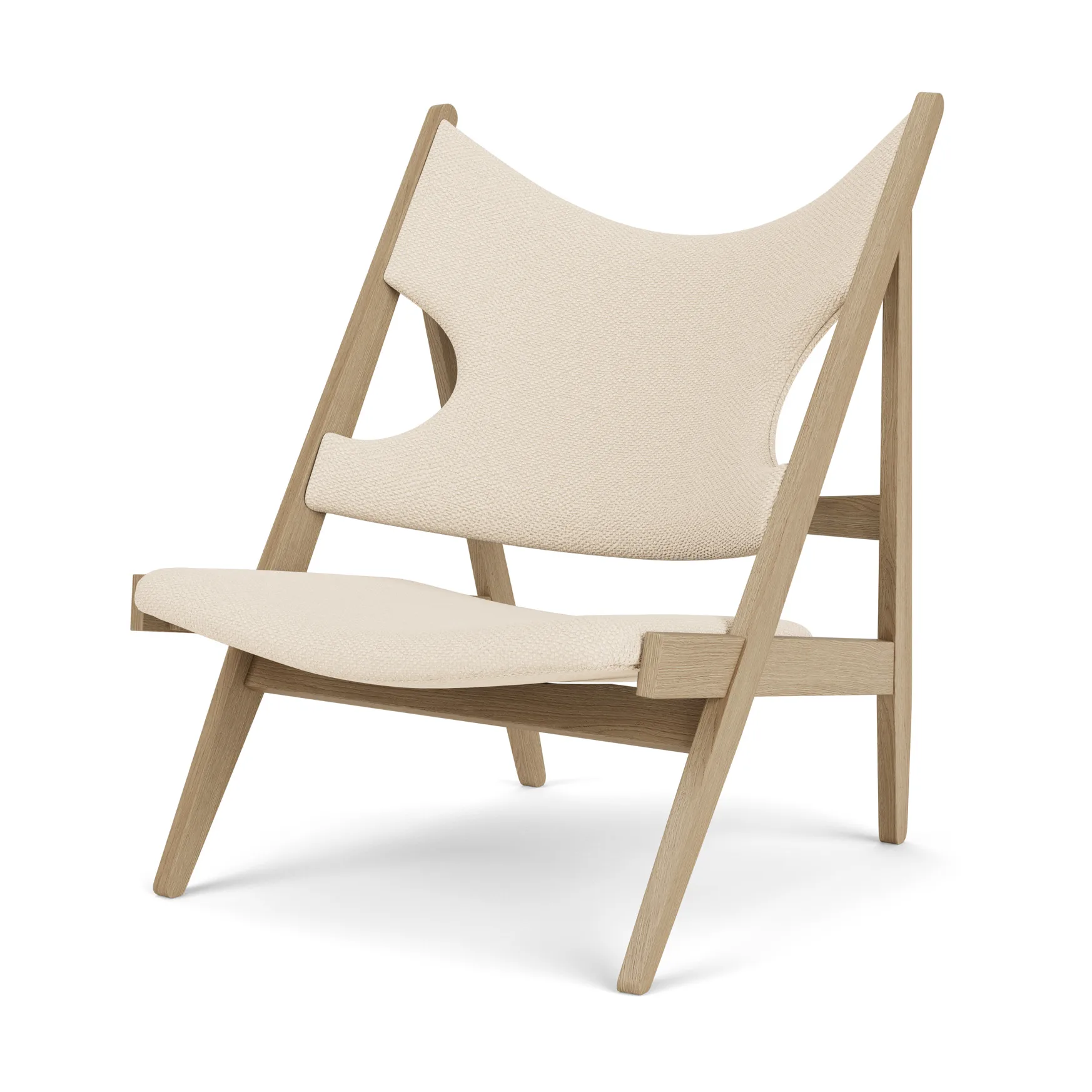 Knitting lounge πολυθρόνα, Natural oak-Logan Jasmine Audo Copenhagen