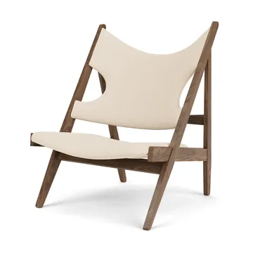 Knitting lounge πολυθρόνα - Walnut-Logan Jasmine - Audo Copenhagen