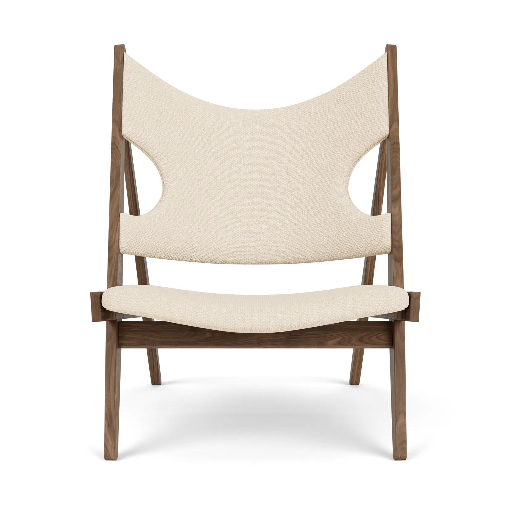 Knitting lounge πολυθρόνα, Walnut-Logan Jasmine Audo Copenhagen