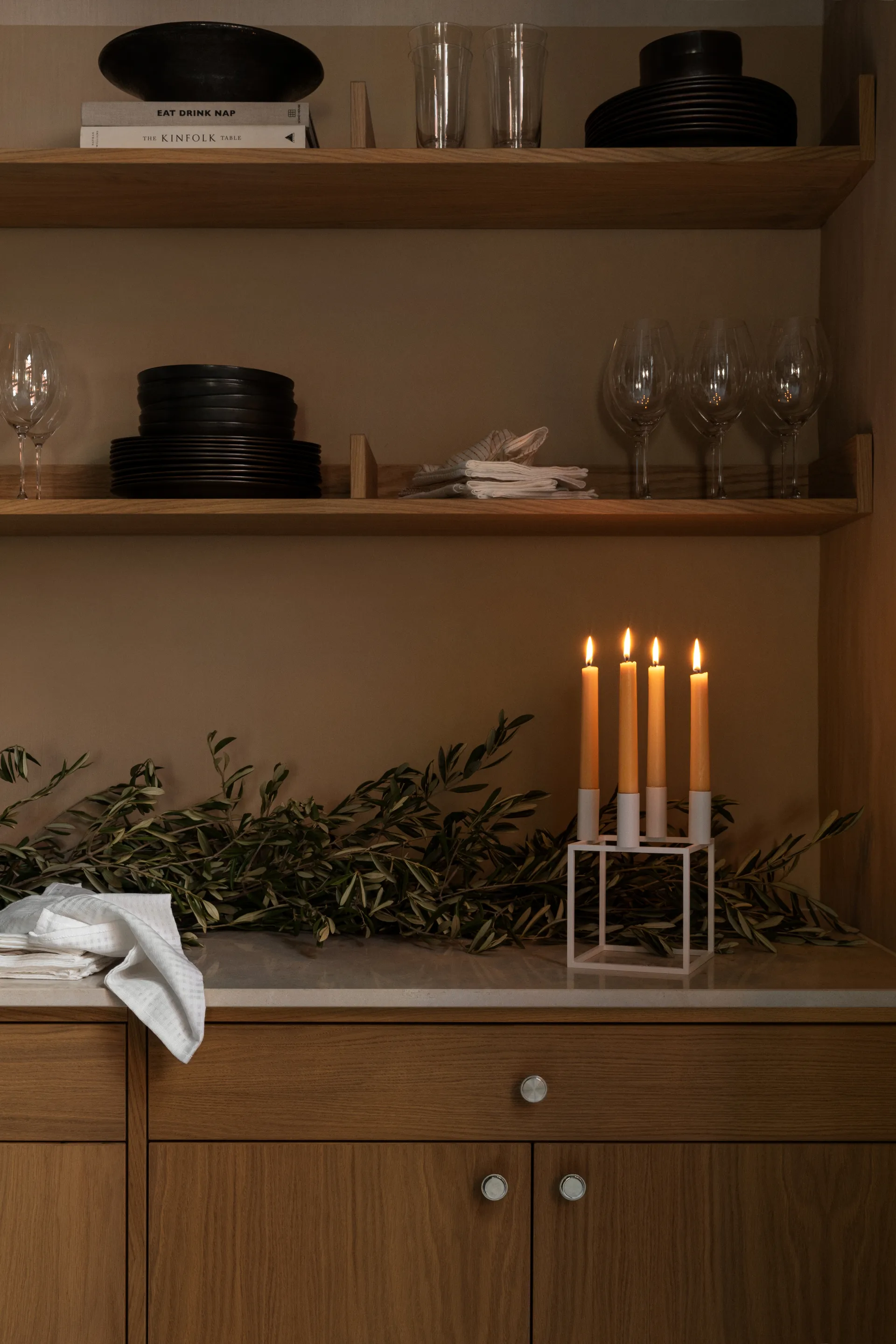 Kubus 4 κηροπήγιο, λευκό Audo Copenhagen