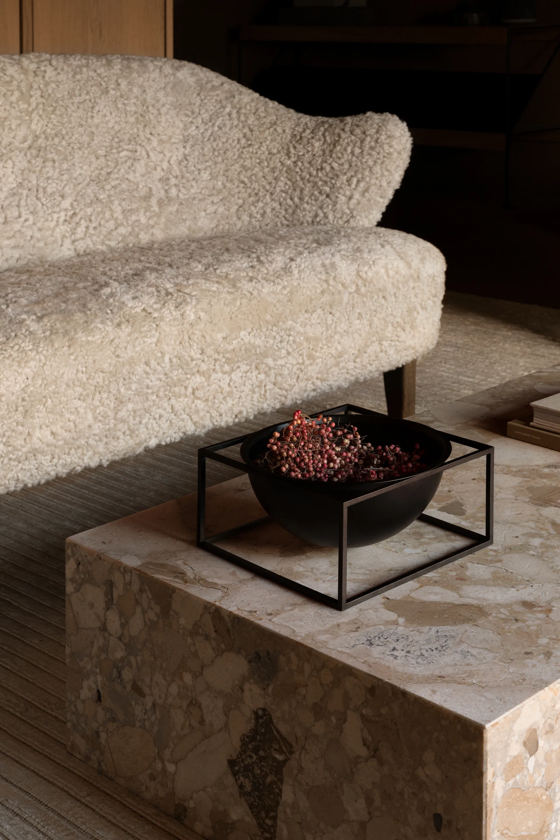 Kubus μπολ ρηχό μεγάλο, μαύρο Audo Copenhagen