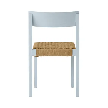Mauro καρέκλα - Linen blue δρυς-φυσικά πλεγμένο κάθισμα - Audo Copenhagen