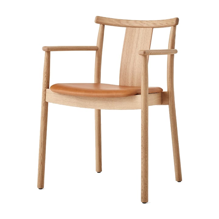 Merkur Πολυθρόνα με μαξιλάρι - Oak- Dakar 0250 cognac - Audo Copenhagen