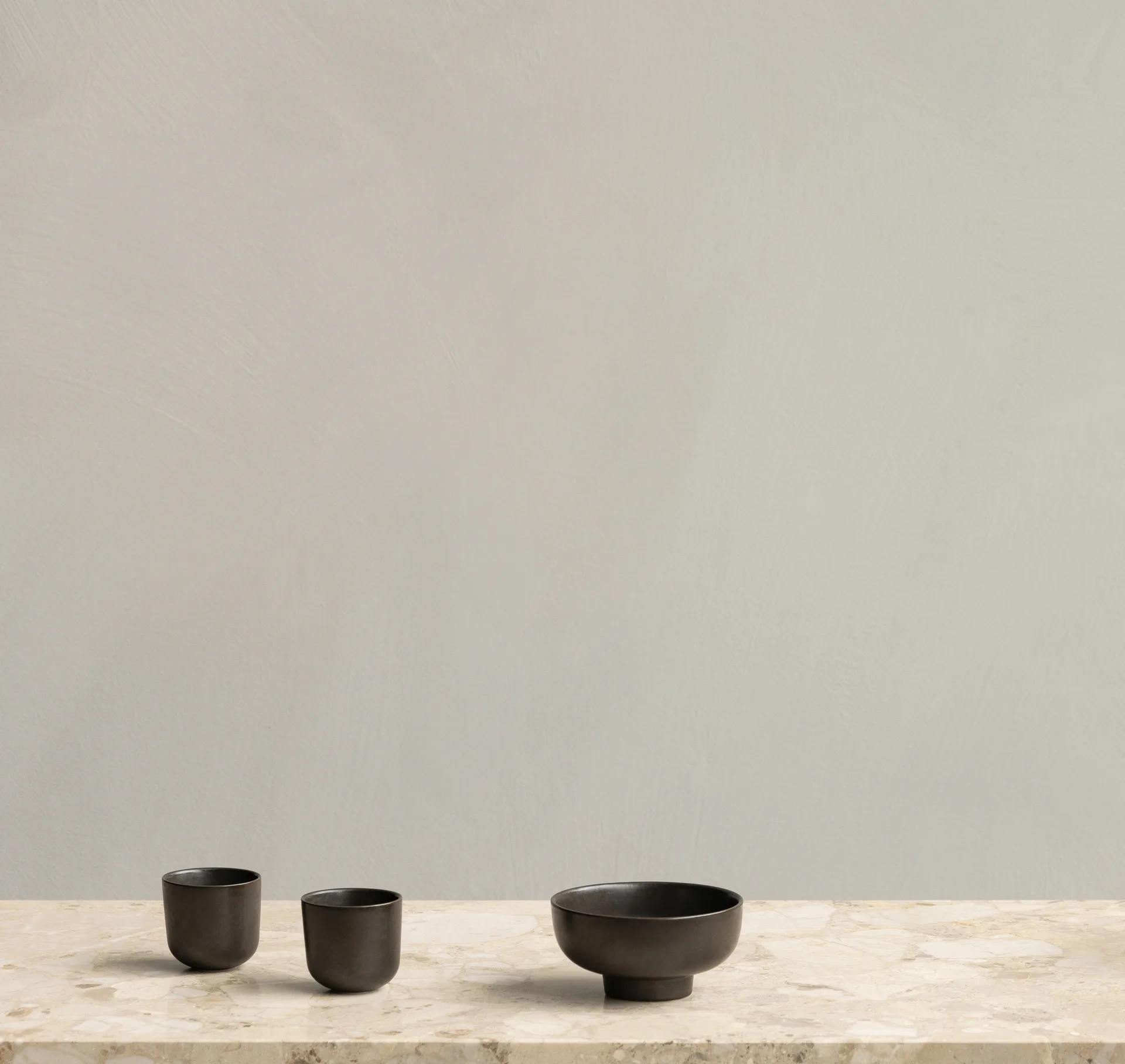 New Norm μπολ με βάση Ø 12 cm, Σκούρα εφυάλωση Audo Copenhagen