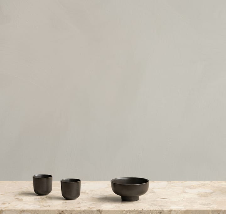 New Norm μπολ με βάση Ø 12 cm, Σκούρα εφυάλωση Audo Copenhagen