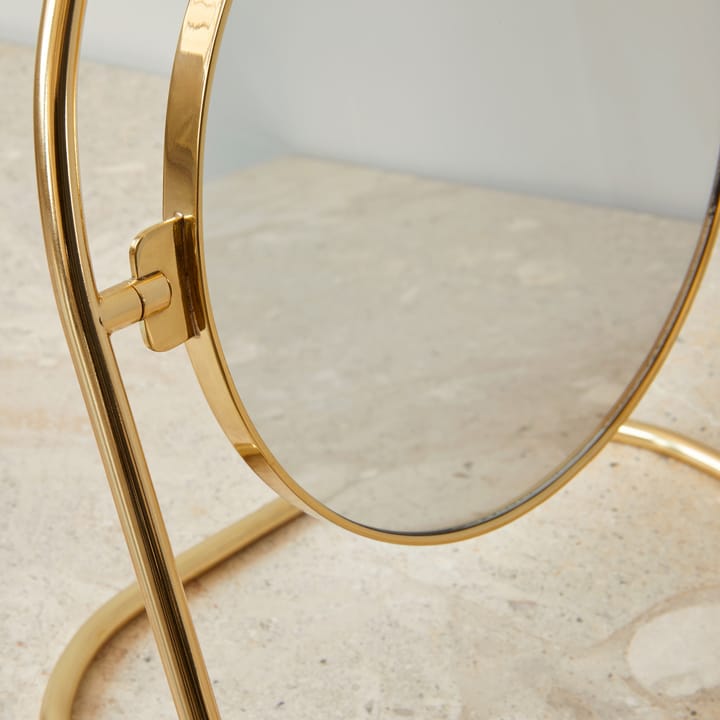 Nimbus επιτραπέζιος καθρέφτης 25 cm - Γυαλισμένος ορείχαλκος - Audo Copenhagen
