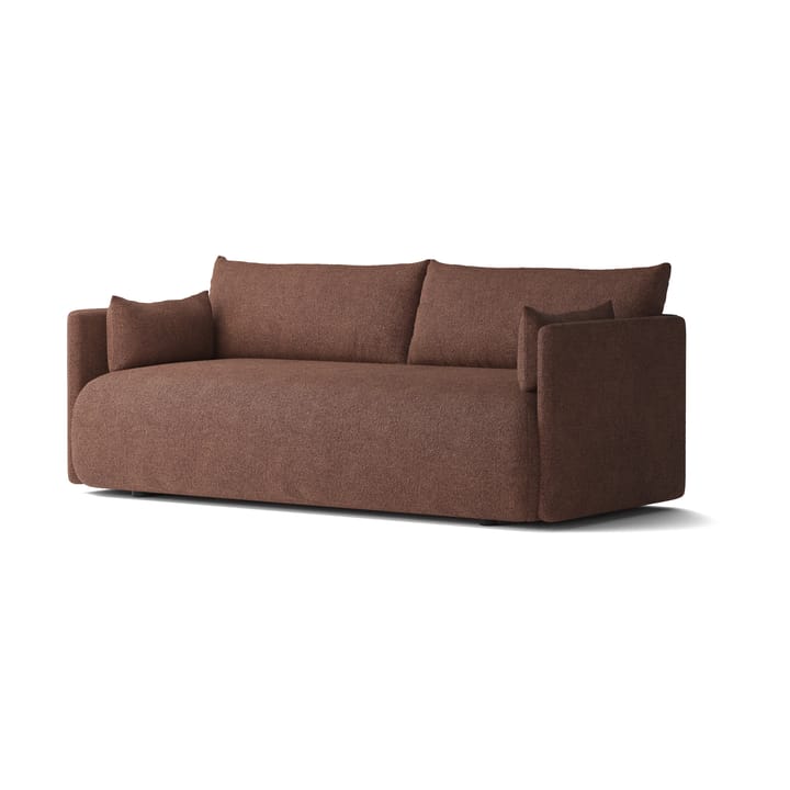 Διθέσιος καναπές, Offset - Ύφασμα Bouclé 08 μπορντό, Audo - Audo Copenhagen