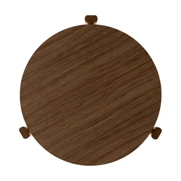 Passage τραπεζάκι σαλονιού - Σκούρο βαμμένος δρυς, Ø50 εκ.  - Audo Copenhagen