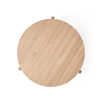 Passage τραπεζάκι σαλονιού - Δρυς, Ø90 εκ.  - Audo Copenhagen