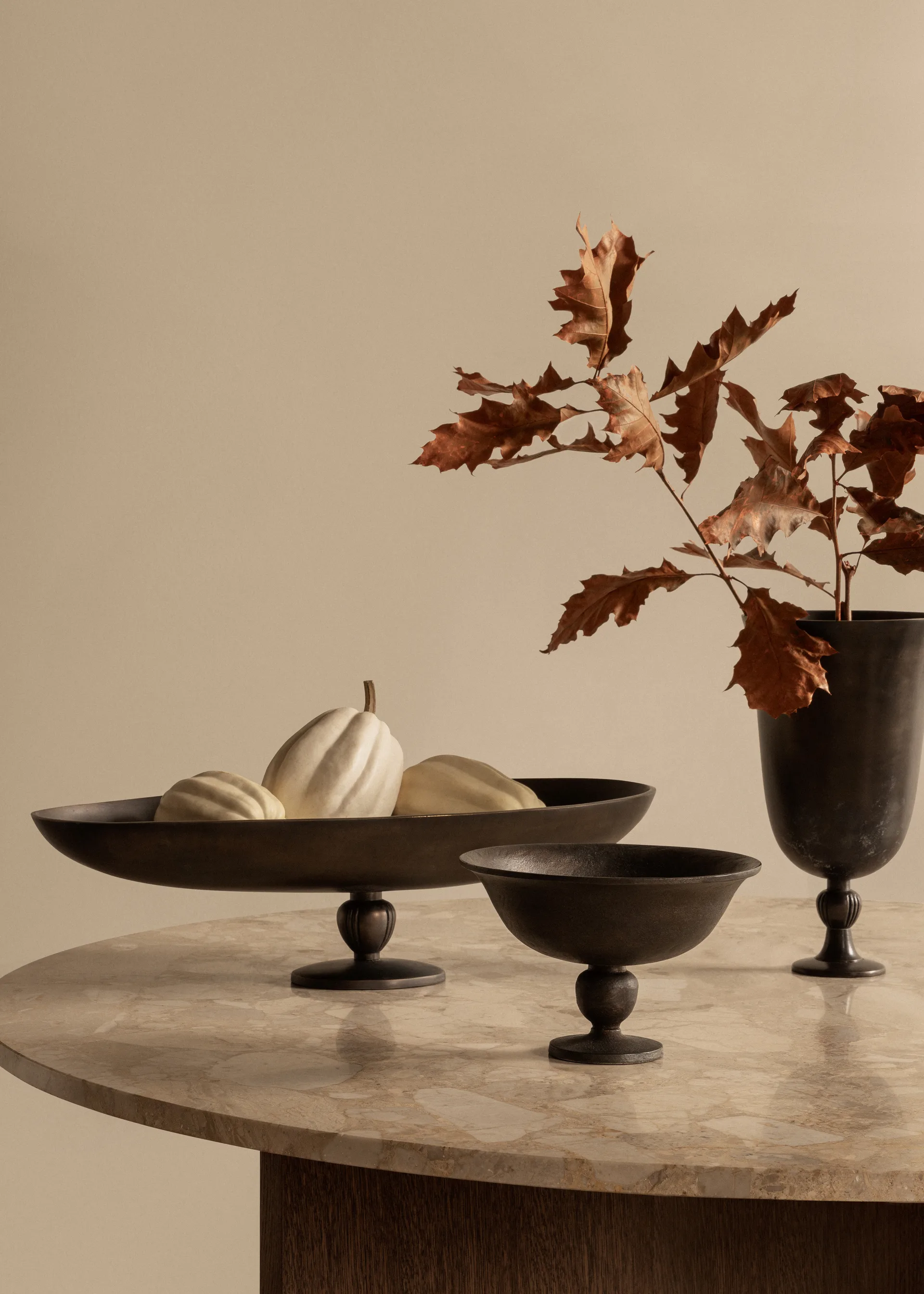 Βάζο Pavot, Bronzed aluminium Audo Copenhagen