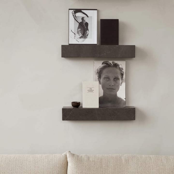 Plinth ράφι, Καφέ-γκρι μάρμαρο Kendzo Audo Copenhagen