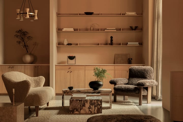 Τραπεζάκι σαλονιού Plinth, multi, rose, low Audo Copenhagen