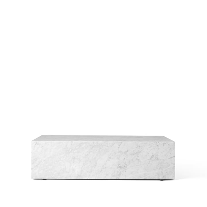 Τραπεζάκι σαλονιού Plinth - Λευκό, χαμηλό - Audo Copenhagen
