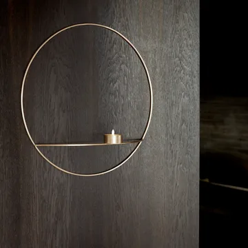 POV μεγάλο στρογγυλό κηροπήγιο τσαγιού - ορείχαλκος - Audo Copenhagen