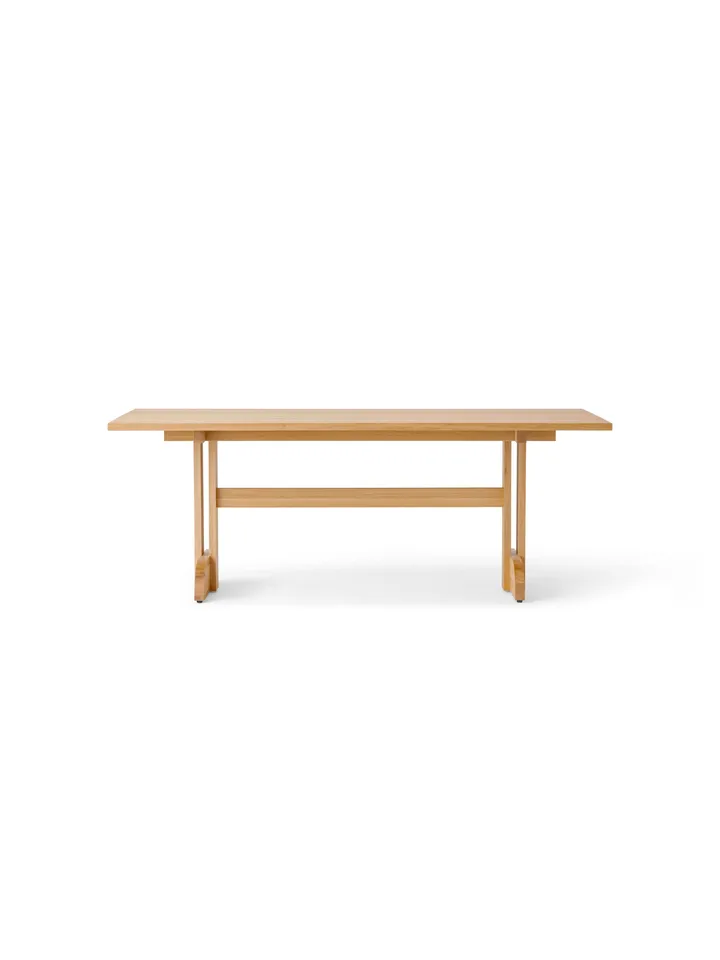 Puffin Dining Table τραπέζι φαγητού oak solid natural - Φυσική δρυς, 200x95 εκ. - Audo Copenhagen